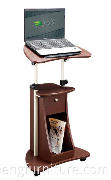 Height Adjustable Portable Wooden Laptop Stand